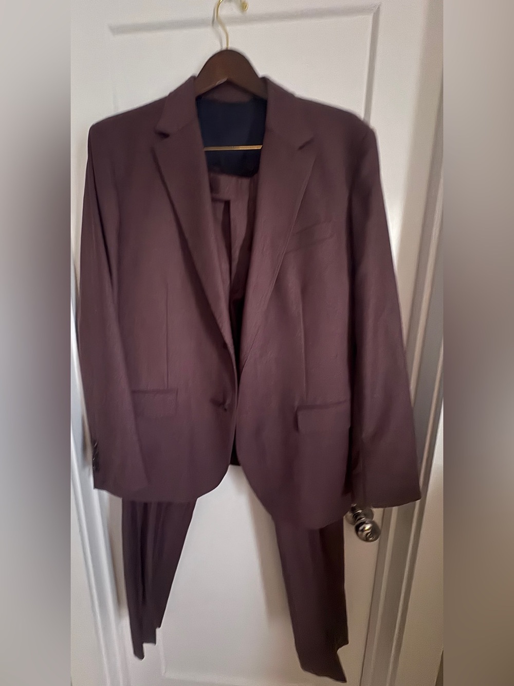 Bonobos Men's Brownish Plum Two-Piece Suit